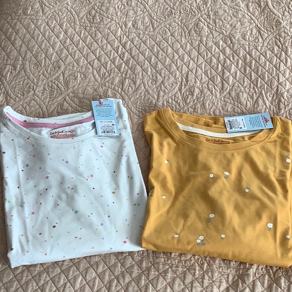 Girls’ Long Sleeve T-Shirts - Cat & Jack. Size XXL 16/18 - Picture 4 of 6